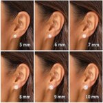 Huitan Round Simulated Pearl Stud Earrings for Women Minimalist Ear Accessories Fancy Earrings Simple Classic Jewelry Hot - Image 3