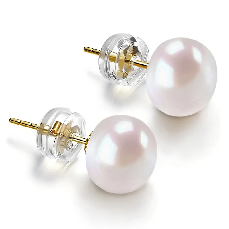 40850-rsyepy.jpg Huitan Round Simulated Pearl Stud Earrings for Women Minimalist Ear Accessories Fancy Earrings Simple Classic Jewelry Hot - Image 1