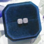 Huitan Simple Square-shaped Stud Earrings Women Inlaid Shiny CZ Versatile Ear Piercing Accessories for Teens Statement Jewelry - Image 4