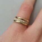 Huitan 2020 NEW Fashion Wedding Ring For Women Micro Paved Cubiz Zircon Finger Rings Female Engagement Jewelry Accessories - Image 3