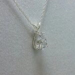 Huitan Water Drop Cubic Zirconia Crystal Women's Necklace Simple and Elegant Female Accessories Gift Wedding Jewelry 2021 Trendy - Image 2