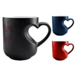 Heat Sensitive Color Changing Heart Handle Mug Strange Rare Mate Couple Valentine Day Wedding Coffee Mug Cup Festival Gifts - Image 5