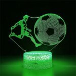 Anime Captain Tsubasa Figure Led Colorful Night Light for Home Room Birthday Holiday Decor Something about Football Gift 3d Lamp - Image 2