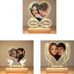 Personalized Valentine's Day Gifts Lamp Custom Photo And Text Night Light Women Men Couples Anniversary Wedding Birthday Gifts - Image 6