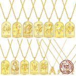 925 Sterling Silver Zodiac Necklace for Women | Astrology Pendant