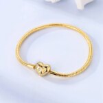 925 Sterling Silver Heart Bracelet for Women | Sparkling Charm Jewelry - Image 4