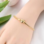 925 Sterling Silver Heart Bracelet for Women | Sparkling Charm Jewelry