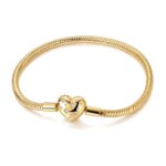 925 Sterling Silver Heart Bracelet for Women | Sparkling Charm Jewelry - Image 2