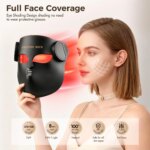 LED Light Therapy Silicone Face and Neck Mask Ultra Lite 7 Color Wireless Skin Care Device - Image 2