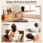 LED Light Therapy Silicone Face and Neck Mask Ultra Lite 7 Color Wireless Skin Care Device - Image 6