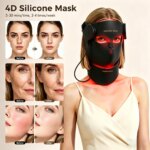 LED Light Therapy Silicone Face and Neck Mask Ultra Lite 7 Color Wireless Skin Care Device - Image 4