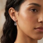 Zircon Crystal Hoop Earrings | 925 Sterling Silver for Women - Image 8
