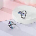 Zircon Crystal Hoop Earrings | 925 Sterling Silver for Women - Image 3