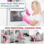Electric Spin Scrubber | 5-in-1 Cleaning Brush for Bathroom and Tile - Image 2