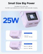 Universal Travel Adapter | 25W GaN USB-C and USB-A Charger - Image 3