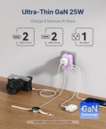 Universal Travel Adapter | 25W GaN USB-C and USB-A Charger - Image 2