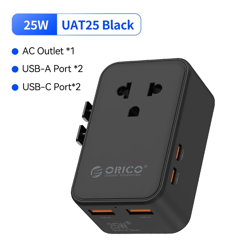 25W GaN Black