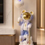 Home Decor Astronaut Statue 120CM Large Floor Decor Living Room Light Luxury